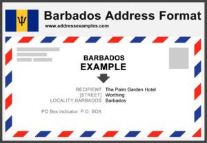 barbados address format.